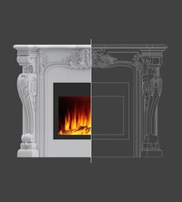 Decorative Electric Fireplace Mantels