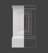 Pilaster Column Base Plinth