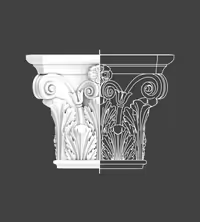 Pilaster Sütun Başlık