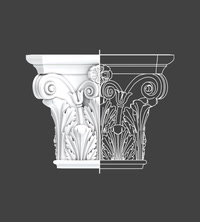 Pilaster Column Capitals
