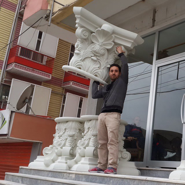 Progetto Çayırova: Analisi Capitello Corinzio e Base in Poliuretano