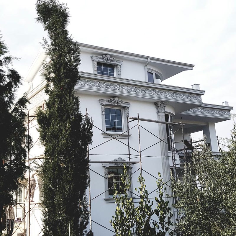 Neoklasik Villa Dış Cephe Süslemeleri ve Poliüretan Söve Modelleri