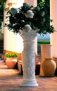 Colonne Romane in Poliuretano per Decorazione Giardino e Veranda