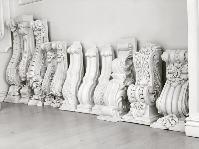 Decorative Polyurethane Corbel and Console Models for Classic Architecture