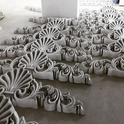 Decorazioni a Conchiglia in Poliuretano per Facciate Classiche