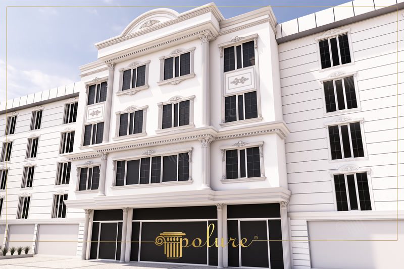 Neoklasik Villa Dış Cephe Tasarımında Poliüretan Zarafeti