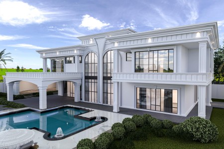 Soluzioni di Facciata Precast in Poliuretano per Ville Neoclassiche