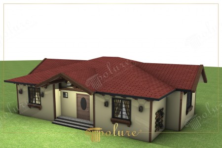 Design di Facciate Rustiche in Poliuretano Effetto Legno per Case