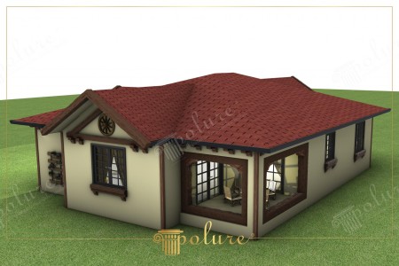 Tocchi di Legno in Poliuretano nel Design Rustico di Case Unifamiliari