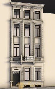 Arte della Decorazione per Facciate Moderno-Classica in Stile Europeo