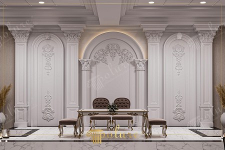 Design del Palco per Sale Matrimoni e Decorazioni Murali Neoclassiche