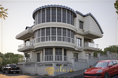 Estetica delle Facciate in Poliuretano e Pannelli su Linee Curve
