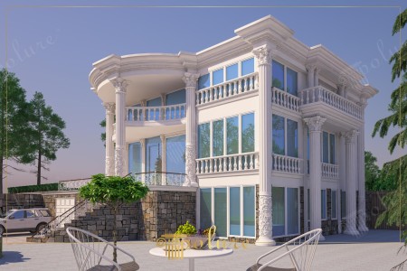Design Villa Neoclassica: Colonne e Balaustre in Poliuretano