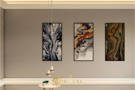 Illuminazione Indiretta e Design Parete Artistico in Interni Moderni