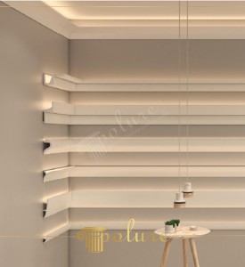 Design di Profili in Poliuretano per Illuminazione Parete