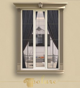 Design Neoclassico per Finestre con Mostrine e Lesene