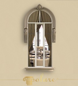 Finestre ad Arco e Mensole Intagliate per l'Architettura Classica
