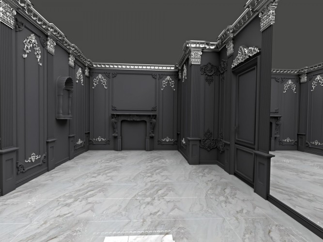 Armonia Antracite e Argento: Design Moderno Classico per Negozi