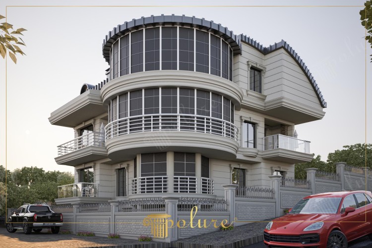 Estetica delle Facciate in Poliuretano e Pannelli su Linee Curve