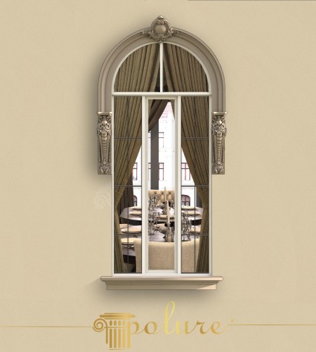 Finestre ad Arco e Mensole Intagliate per l'Architettura Classica