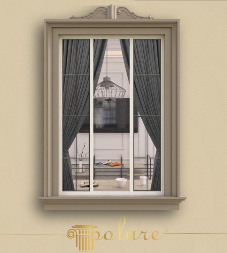 Design Finestre Neoclassiche e Frontoni in Poliuretano
