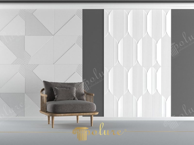 Modern İç Mimari İçin Geometrik Duvar Panelleri ve Rölyef Sanatı