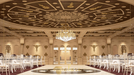 Decorazioni in Poliuretano per il Design di Sale da Matrimonio Neoclassiche