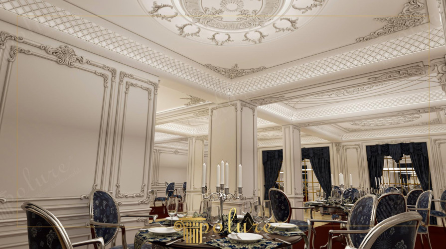 Arte del Soffitto e Parete in Poliuretano nel Design di Sale Matrimoni