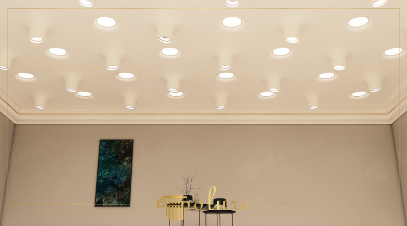 Minimalist Tasarımda Geometrik Derinlik Sunan Poliüretan Tavan Sistemleri