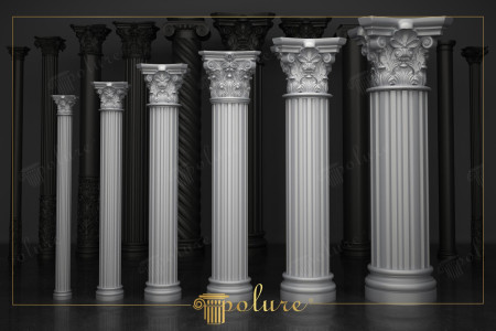 Colonne in Poliuretano Corinzie: Modelli e Opzioni di Dimensioni