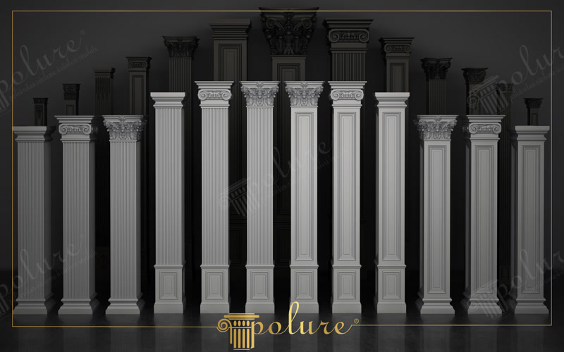 Modern ve Klasik Formların Buluştuğu Poliüretan Pilaster Sütun Serisi
