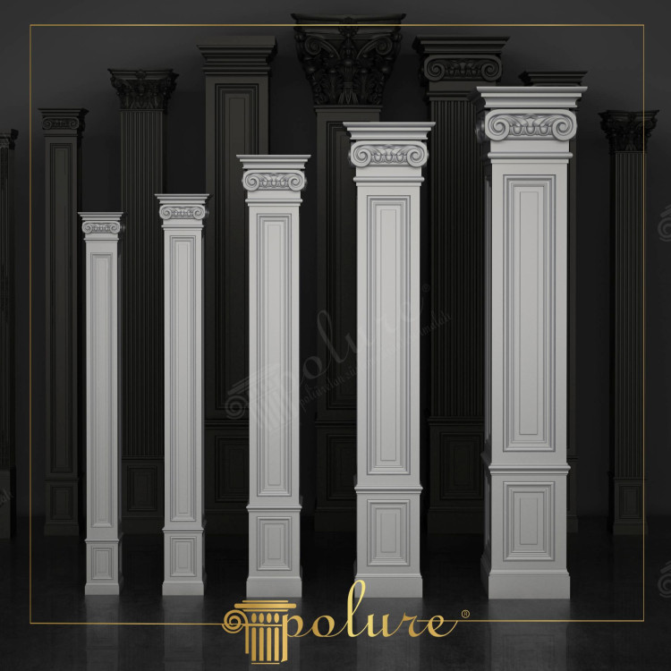 Synthesis of Modern & Classic: Polyurethane Pilaster Column Collection