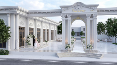 Design Classico per Esterni di una Sala Matrimoni a Tokat