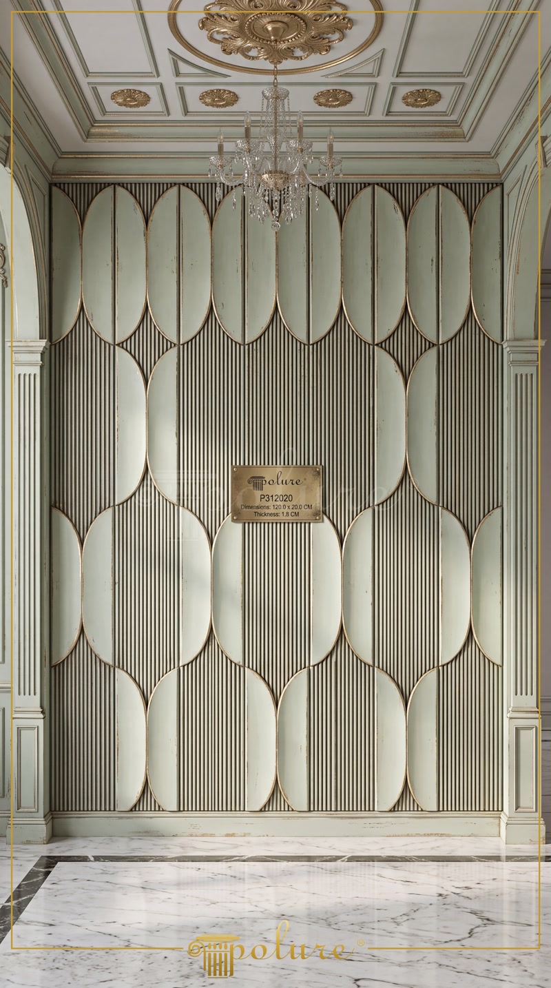 Pannello da Parete in Poliuretano P312020 per Salone Classico