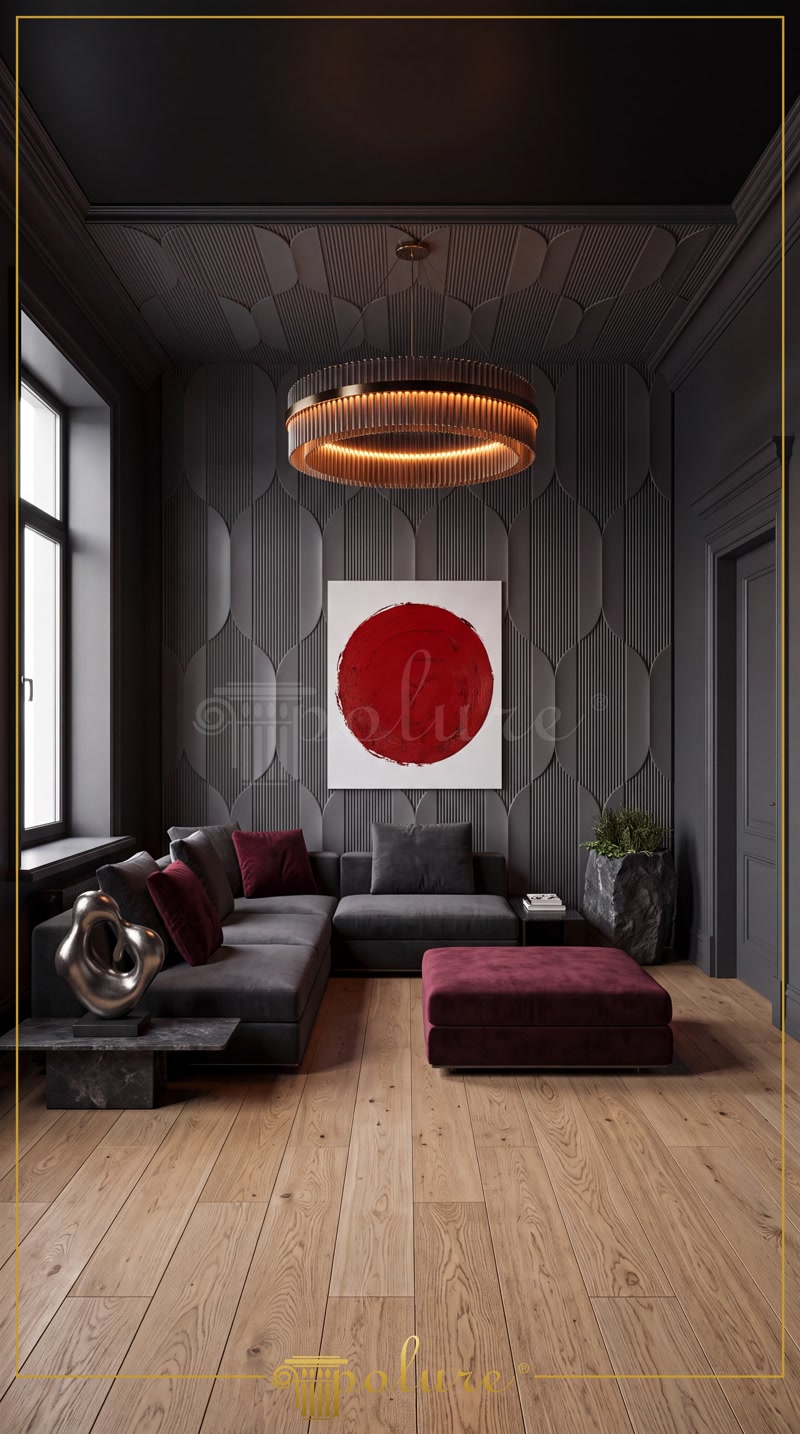 Design per Soggiorni Moderni con Pannelli Parete in Poliuretano