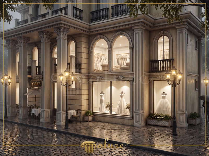 Modelli di Decorazione Classica in Poliuretano per Facciate Commerciali di Prestigio