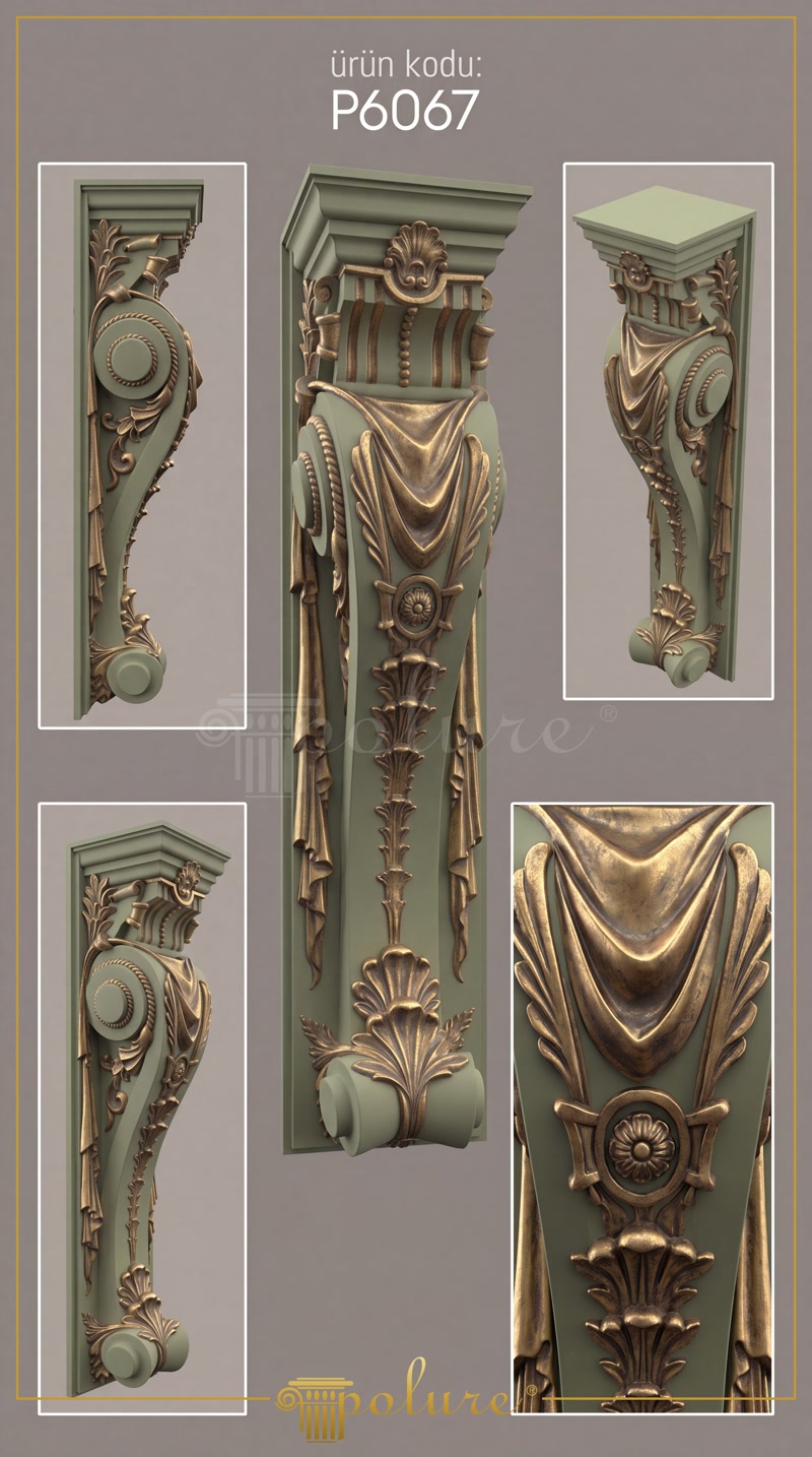 Modiglione Classico in Poliuretano P6067 e Caratteristiche