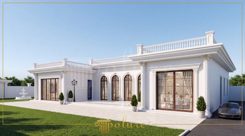 Classic Wedding Venue Polyurethane Facade Design