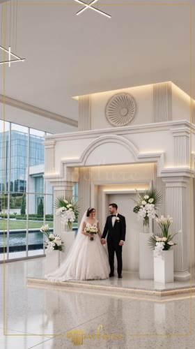 Polyurethane Column and Arch Wedding Venue Stage Decoration