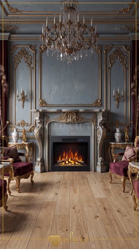 Decorazione Classica di Caminetti e Pannelli Murali in Poliuretano