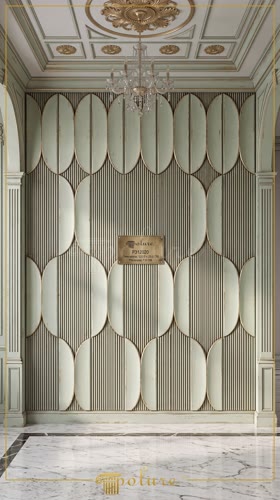 Pannello da Parete in Poliuretano P312020 per Salone Classico