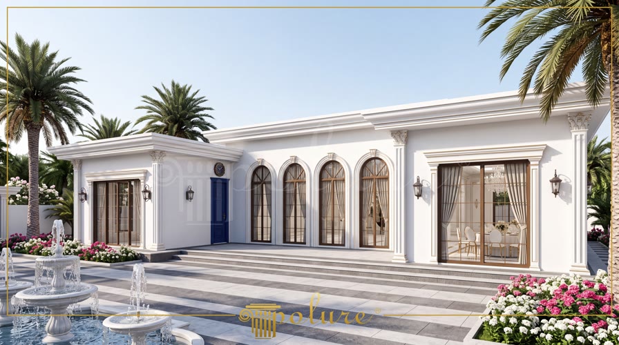 Progetto di Decorazione Classica in Poliuretano per Facciate a Tokat