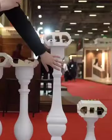 Modelli di balaustre e corrimano decorativi in poliuretano