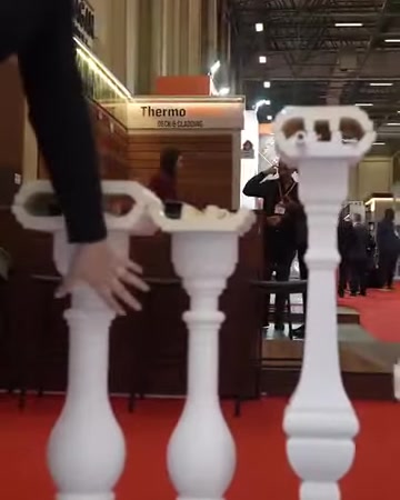 Modelli di balaustre e corrimano decorativi in poliuretano