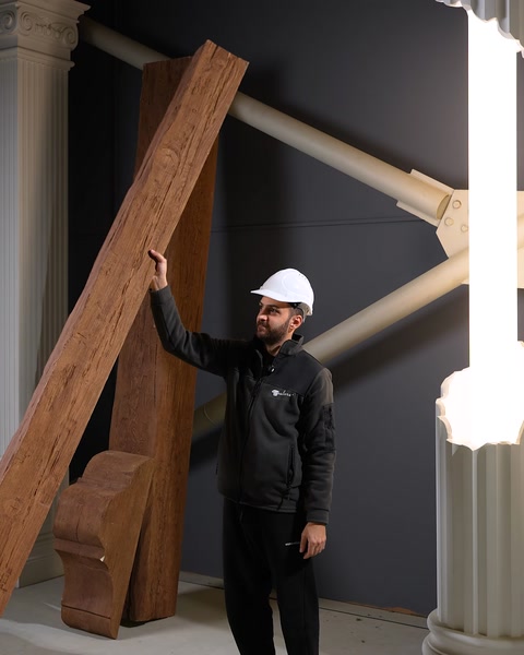 Scopri il Calore del Legno con Travi, Mensole e Modelli di Ruote in Poliuretano Polure — 0:09