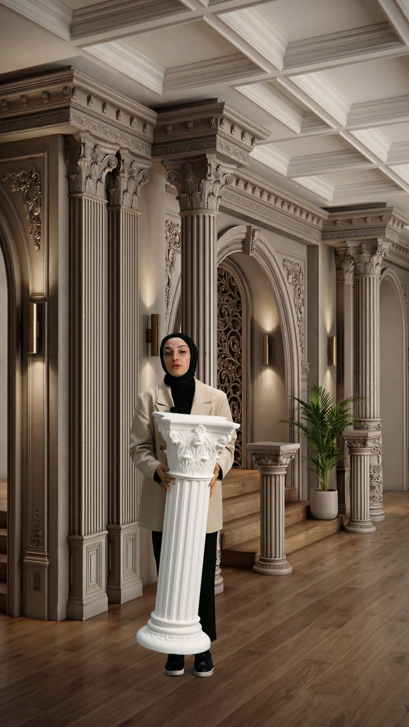 Progetto di Sala per Matrimoni in Poliuretano Realizzato dai Nostri Architetti