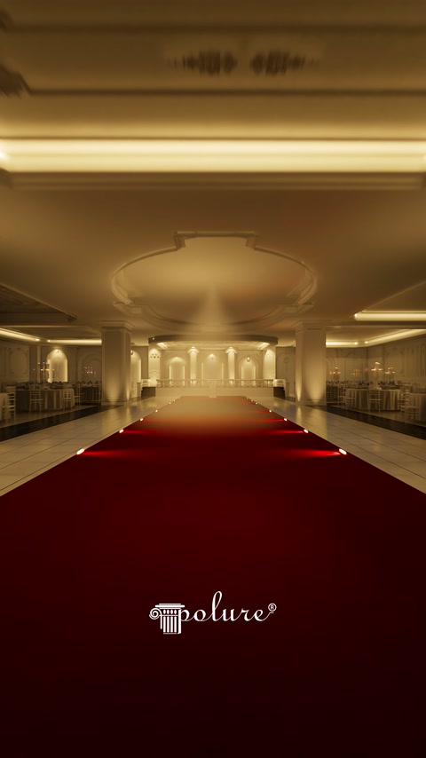 Hall design featuring ceiling moldings and ambient lighting together