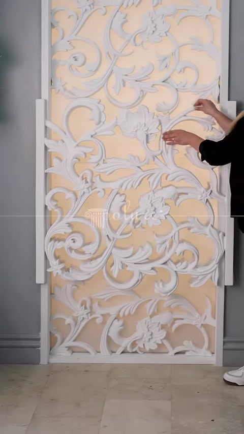 Polure Poliüretan Dekupe Desenli ve Sarmaşık Motifli Panel Modelleri