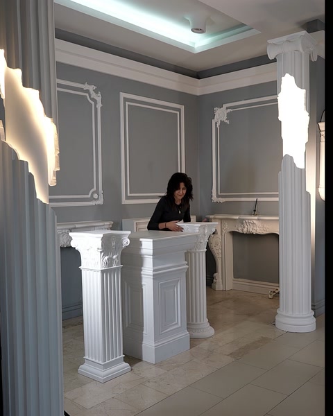 Polyurethane Pedestal Tables & Short Roman Pillars | Polure — 0:15