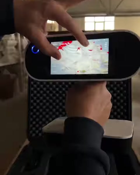 Scanner display shows captured data from a decorative component